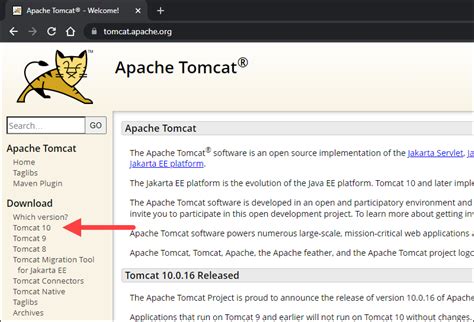 tomcat apache org download